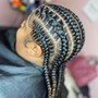 6-10 feed in braids