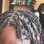 Locs starter on hair  longer than nape