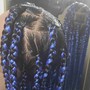 Kid's individual plaits with beads