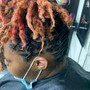 Retwist half head (Only the top sides shaved)