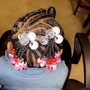 Kid Knotless Braids w/ beads