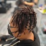 Loc Retwist, Style Included (top fade only)