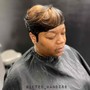 Single Process Color & Style (short hair)