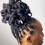 Loc Updo Style (Up to 150 Locs)