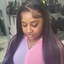 Frontal quick weave