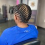 Flat twist/two strand twist combo