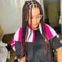 2 Feed In Braids w/ bundles