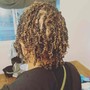 Small braids on natural hair