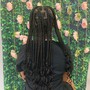 Medium Knotless Braids