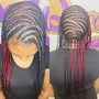 Goddess Braids (knotless add on)