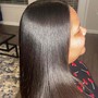 Silk Press on Relaxed Hair