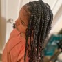 Large knotless braids -Mid back LENGH