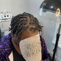 Flat Twists or Braids W/ twist out