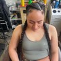 2 French Braids (Feed In Hair)