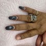 Nail Piercing with Charms (per nail)