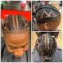 Mens Braids (Top only, cut sides)