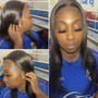 Blowout and braid down for wigs or sew-in