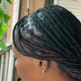 Medium Knotless Braids