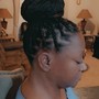 2 Braided Ponytail/Buns