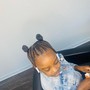 Kid's Braided ponytail