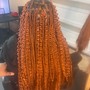 Large Knotless Braids