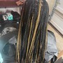 Large Knotless Braids