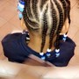 Kid's Braids with hair