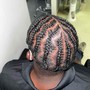 Cornrows (no hair added)