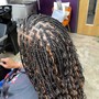 Two feed in braids