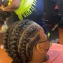 Cornrows (no hair added)