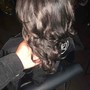 Two strand twist regular sized or large+steam treatment