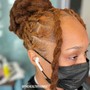 Natural flat twist/twist style