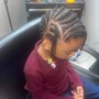 Small Bohemian Knotless braids