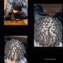 4 ( top) Stitch Braids on tapered cut