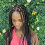 Natural hair Box Braids