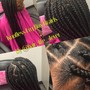 French Curl Knotless Braids