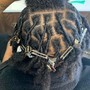 Kids half head starter locs