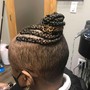 2 Feed In Braids