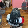 Loc retwist w/ style