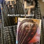 2 large feed in braids