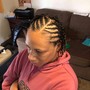 Smedium Feed-in Braids Mid-back