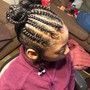 Kid's ages 2-6  Natural Braids