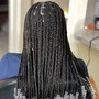 Knotless plaits medium