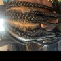 Feed ins braids