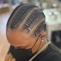 6-8 feed-in braids