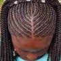 Male cornrows/braids