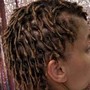 Cornrows/feedin braids