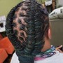 Cornrows on Natural Hair. No hair added