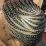 Tribal Braids with hair