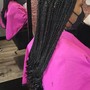 Knotless Braids Large midback length